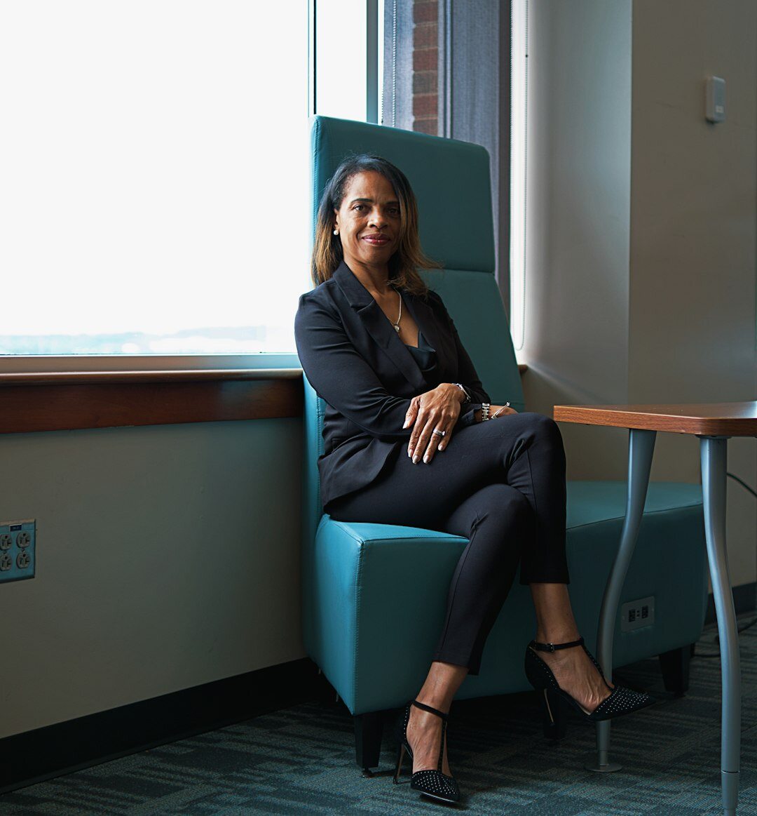 Portrait of a female editorial monitoring and curation specialist