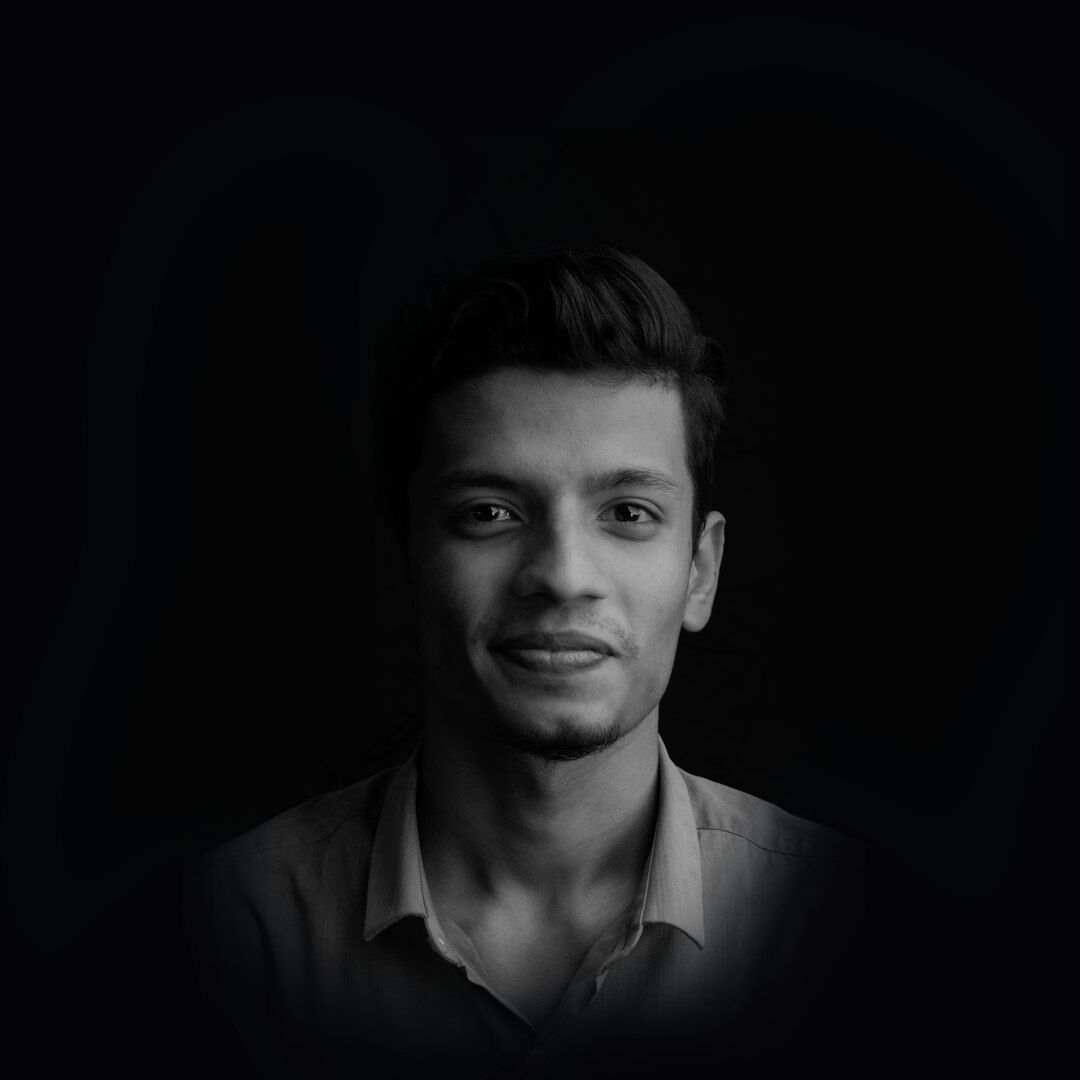 Portrait of a male innovation and AI tools specialist